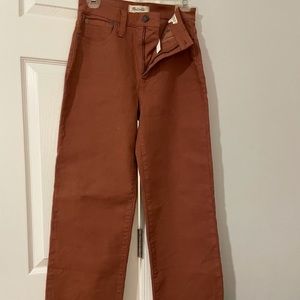NWT Madewell Slim Wide Leg Pants, full length